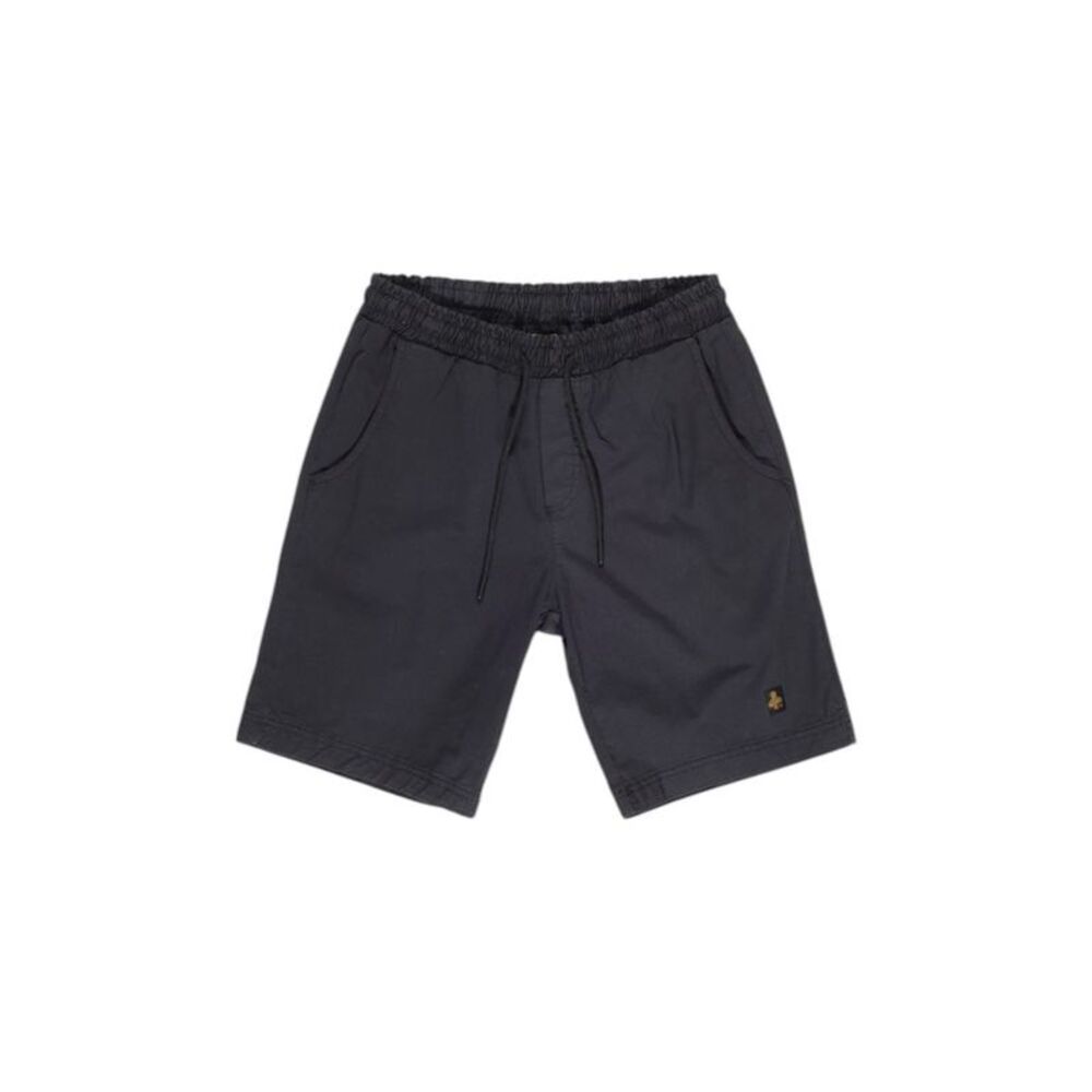Refrigiwear Black Cotton Bermuda Men's Shorts